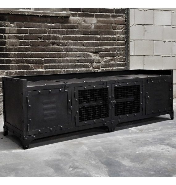 Industrial Tv Stand Tv Cabinets Industrial Tv Cabinet